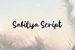 s Sabilya Script