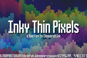 Inky Thin Pixels