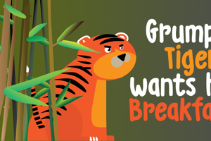 DK Grumpy Tiger
