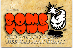 BOMB FONT