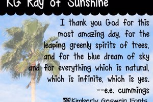 KG Ray of Sunshine