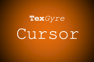 TeXGyreCursor