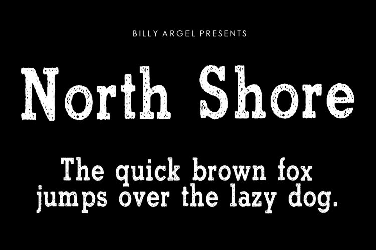 North Shore Font