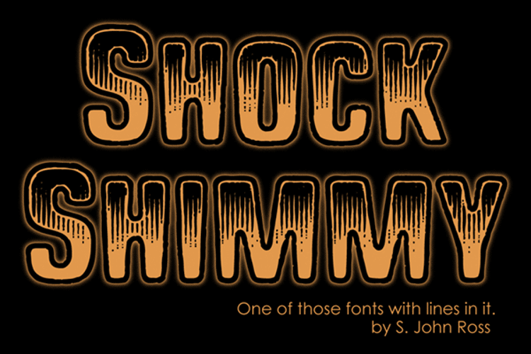 Shock Shimmy Font