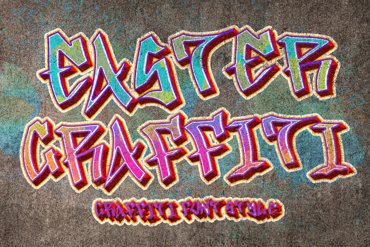 Easter Graffiti Font