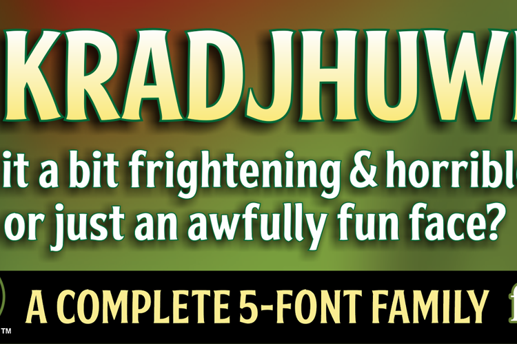 FTY SKRADJHUWN NCV Font