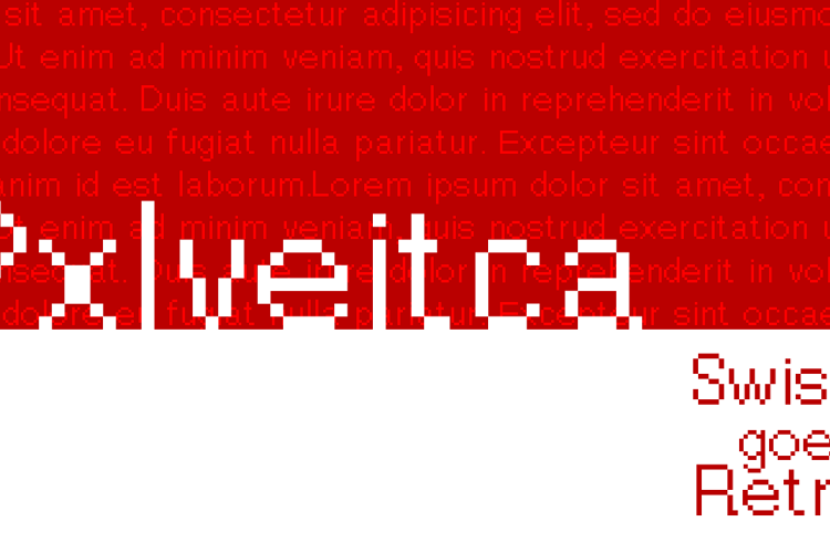 Pxlvetica Font
