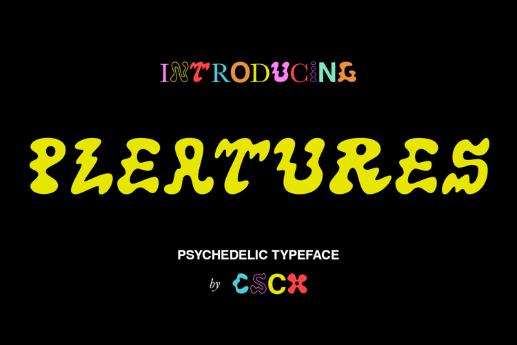 Pleatures Font
