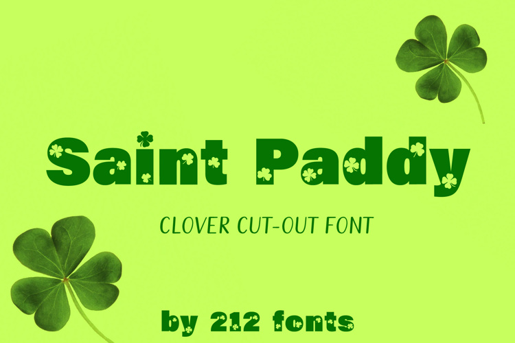 212 Saint Paddy Font