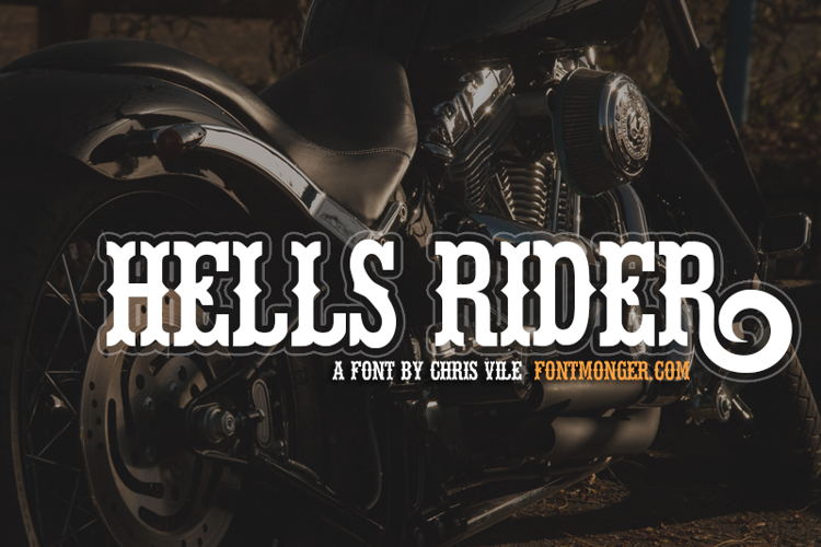Hells Rider Font