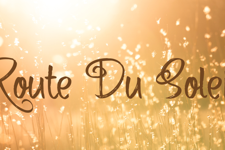 Route Du Soleil DEMO Font