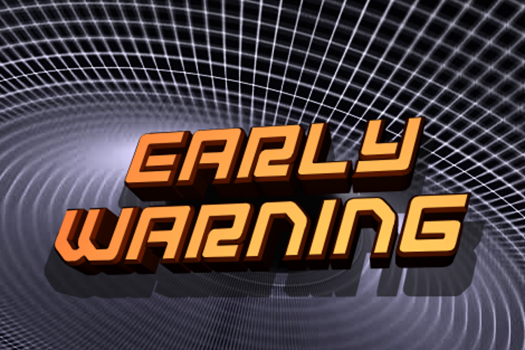 Early Warning Font